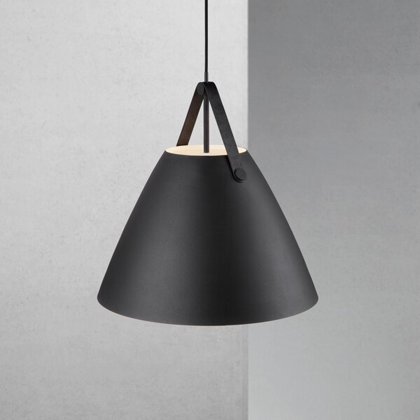 Viseće Svjetiljka DFTP by Nordlux, Strap, prigušiv, Crno, Dnevna soba, Metal, Skandinavski