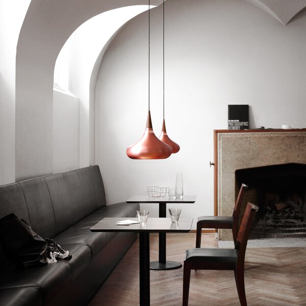 Viseće Svjetiljka FRITZ HANSEN, Orient P2, prigušiv, Bakar, Dnevna soba, Metal, Dizajn
