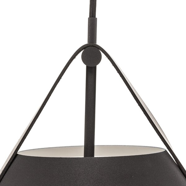 Viseće Svjetiljka DFTP by Nordlux, Strap 36, prigušiv, Crno, Dnevna soba, Metal, Moderan