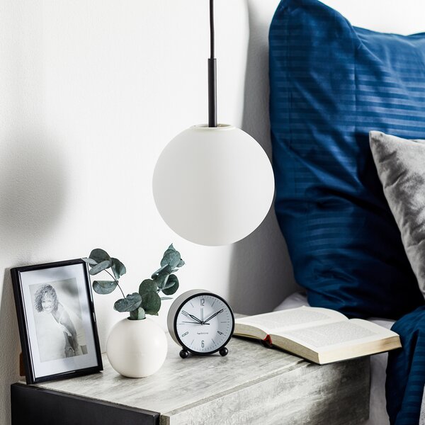 Viseće Svjetiljka Audo Copenhagen, TR Bulb, prigušiv, Bijela, Dnevna soba, Staklo, Dizajn