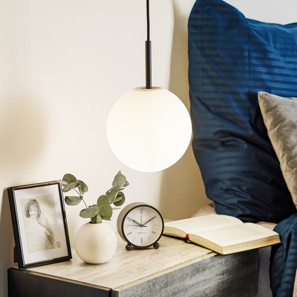 Viseće Svjetiljka Audo Copenhagen, TR Bulb, prigušiv, Bijela, Dnevna soba, Staklo, Dizajn