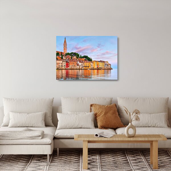 Staklena slika - Rovinj, Croatia (70x50 cm)