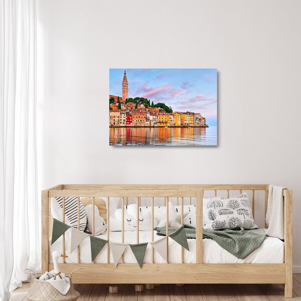 Staklena slika - Rovinj, Croatia (70x50 cm)