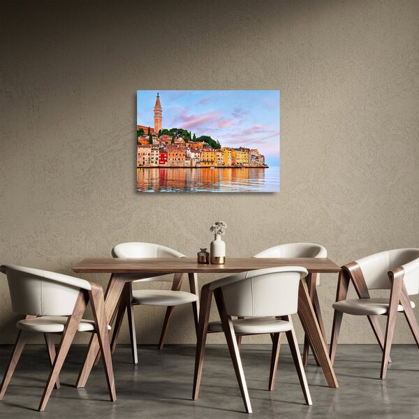 Staklena slika - Rovinj, Croatia (70x50 cm)