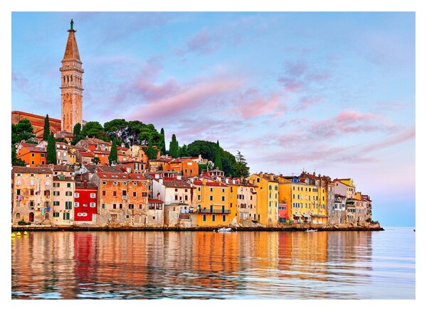 Staklena slika - Rovinj, Croatia (70x50 cm)
