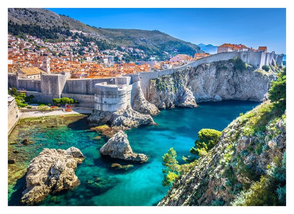 Staklena slika - Dubrovnik (70x50 cm)