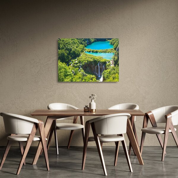 Staklena slika - Slapovi (70x50 cm)