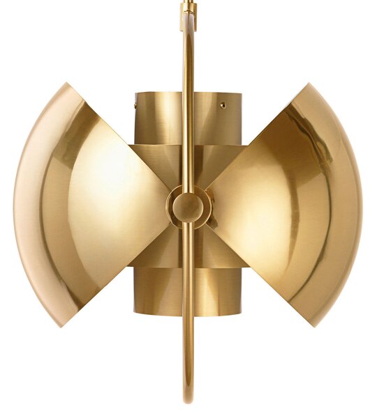 Viseće Svjetiljka GUBI, Multi-Lite, prigušiv, Zlato / mjed, Dnevna soba, Metal, Dizajn
