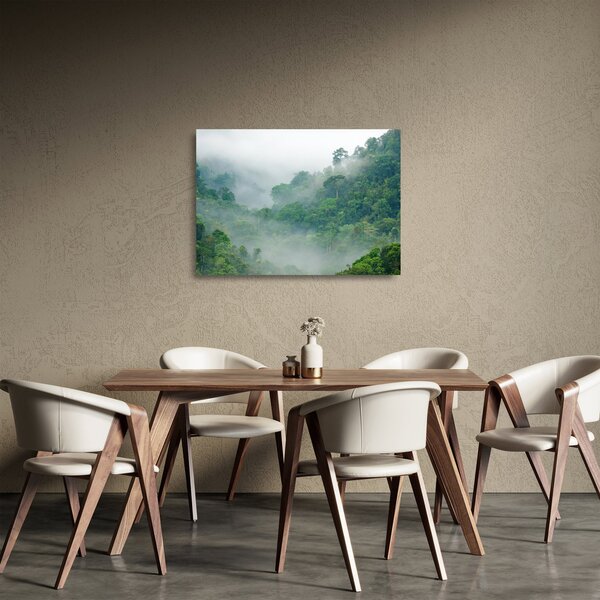 Staklena slika - Jutarnja magla (70x50 cm)