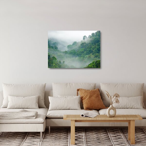 Staklena slika - Jutarnja magla (70x50 cm)