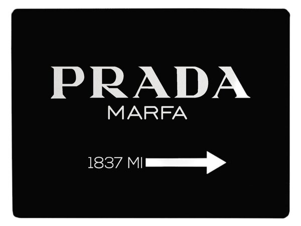 Crna podloga za stol Black Prada - Little Nice Things