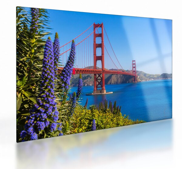 Staklena slika - Most Golden Gate, San Francisco (70x50 cm)