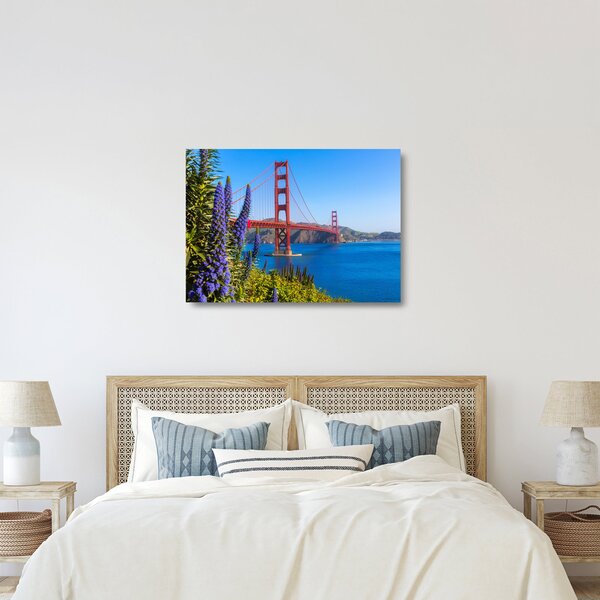 Staklena slika - Most Golden Gate, San Francisco (70x50 cm)