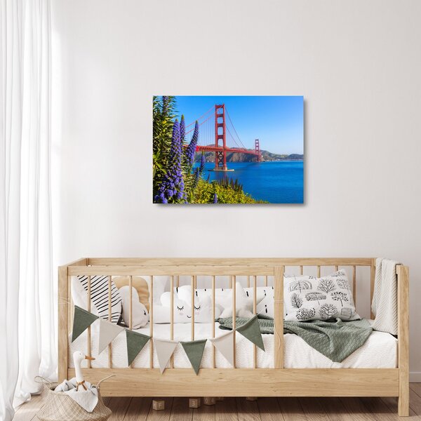 Staklena slika - Most Golden Gate, San Francisco (70x50 cm)