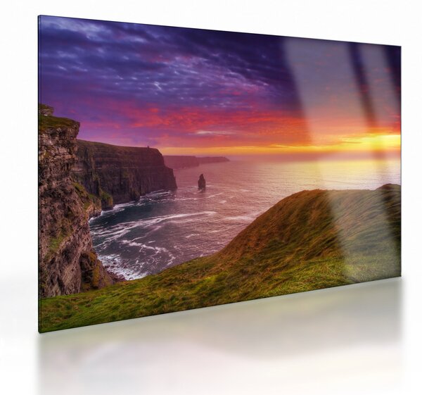 Staklena slika - Cliffs of Moher (70x50 cm)
