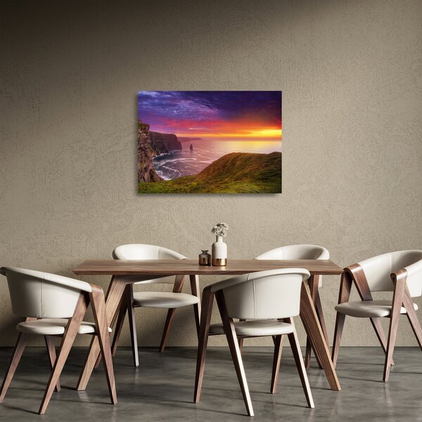 Staklena slika - Cliffs of Moher (70x50 cm)