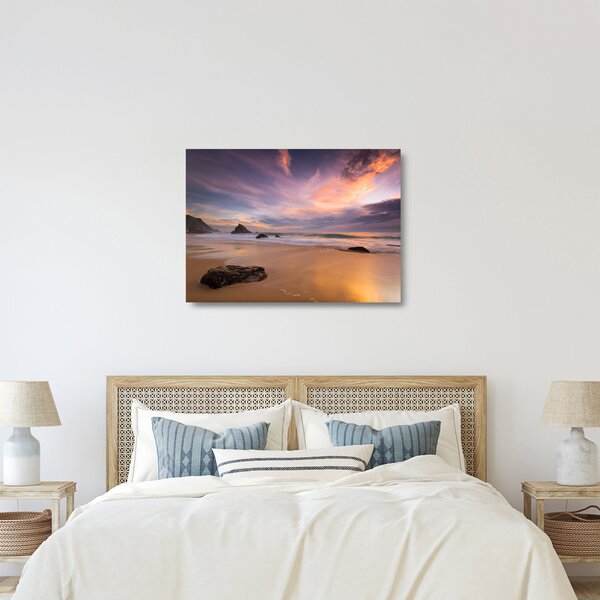 Staklena slika - Plaža Adraga (70x50 cm)