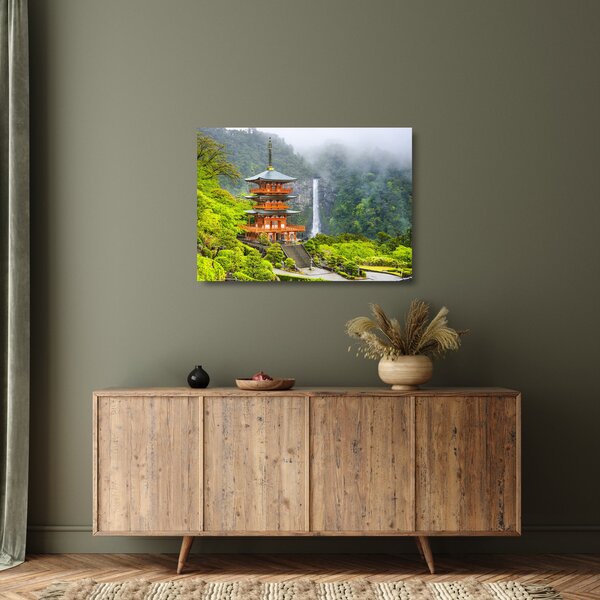 Staklena slika - Vodopad Naci (70x50 cm)