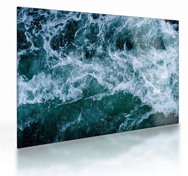 Staklena slika - Oceanski valovi (70x50 cm)