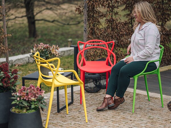 Stolica KATO plastična, žuta