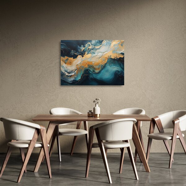 Staklena slika - Apstrakcija (70x50 cm)