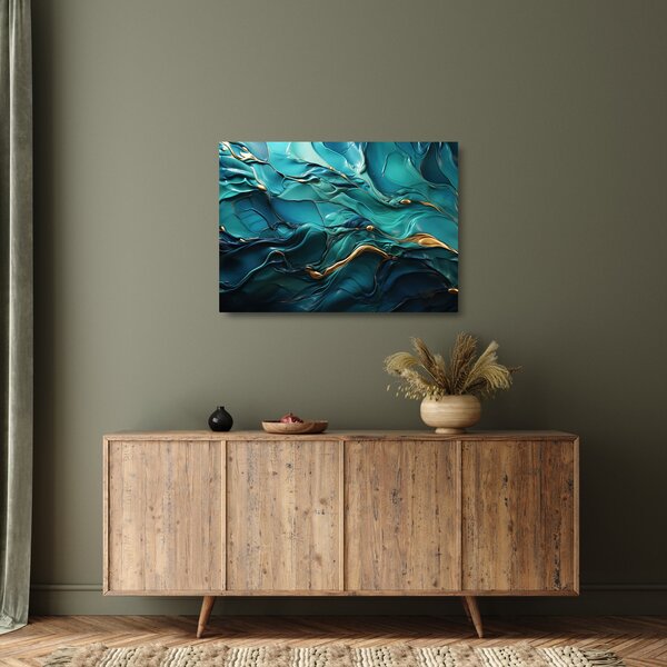 Staklena slika - Apstraktne teksture (70x50 cm)