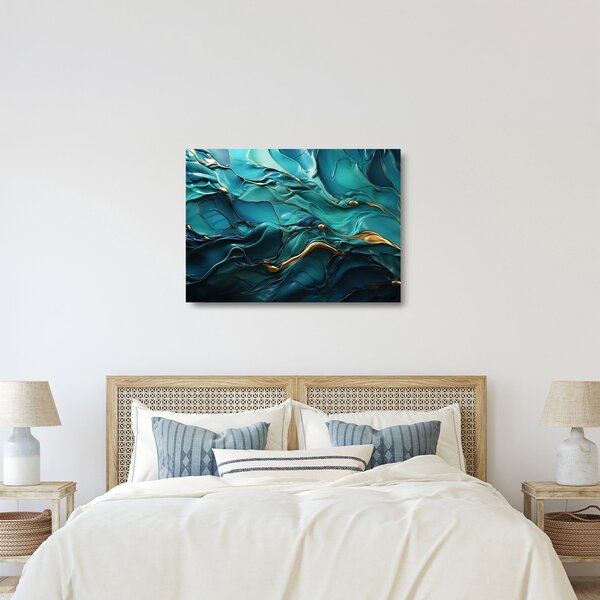 Staklena slika - Apstraktne teksture (70x50 cm)