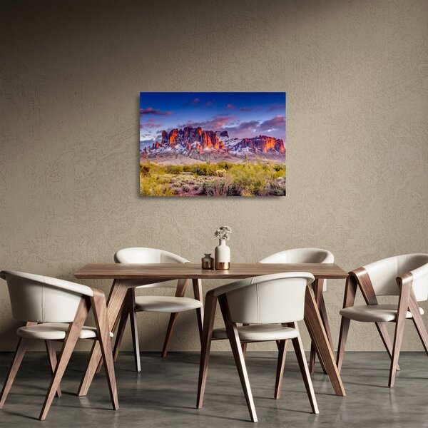 Staklena slika - Planine u Arizoni (70x50 cm)