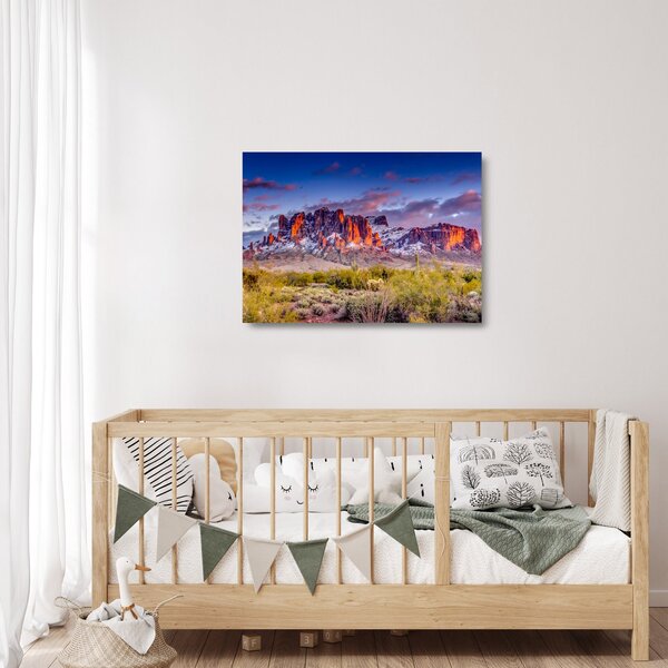 Staklena slika - Planine u Arizoni (70x50 cm)