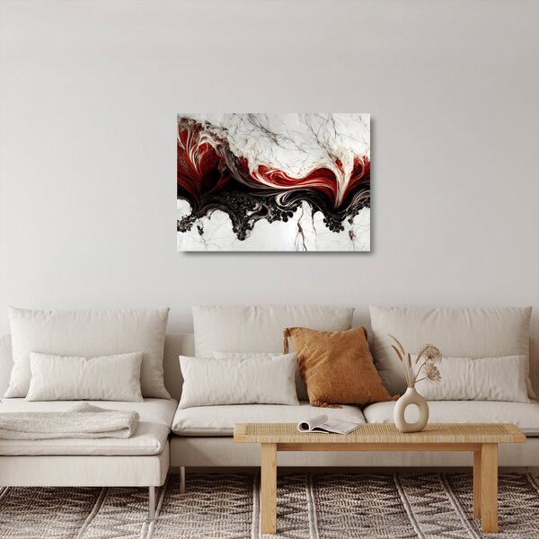 Staklena slika - Moderna apstrakcija (70x50 cm)