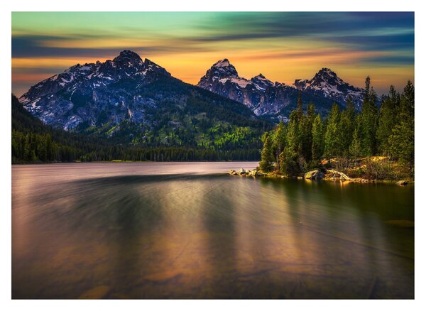 Staklena slika - Nacionalni park Grand Teton (70x50 cm)
