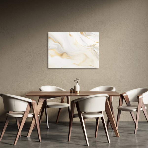Staklena slika - Apstrakcija s dekorom (70x50 cm)