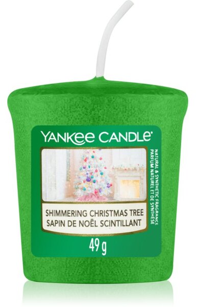 Yankee Candle Shimmering Christmas Tree mala mirisna svijeća bez staklene posude 49 g