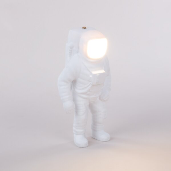 Stolne Lampa SELETTI, Cosmic-Flashing Starman, prigušiv, Bijela, Dnevna soba, Plastika, Dizajn