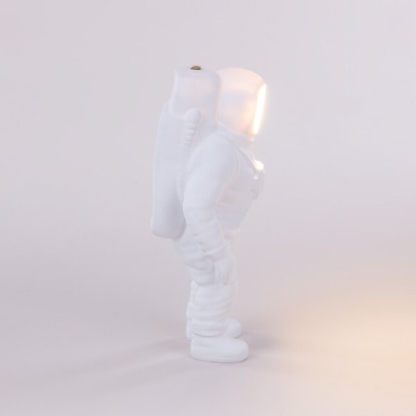 Stolne Lampa SELETTI, Cosmic-Flashing Starman, prigušiv, Bijela, Dnevna soba, Plastika, Dizajn