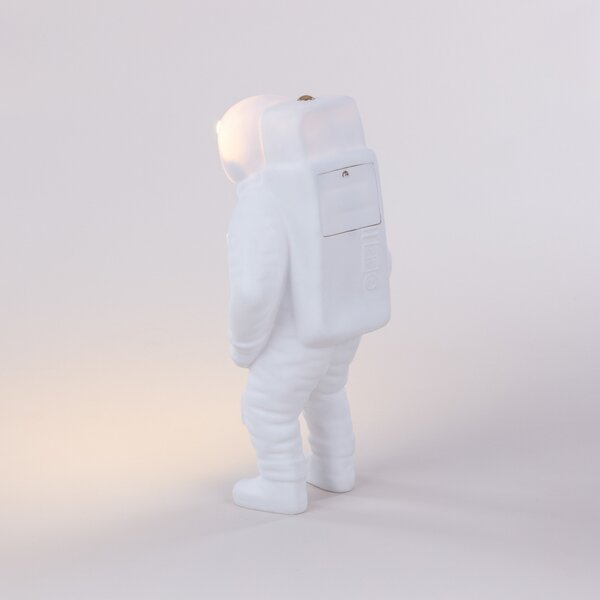 Stolne Lampa SELETTI, Cosmic-Flashing Starman, prigušiv, Bijela, Dnevna soba, Plastika, Dizajn