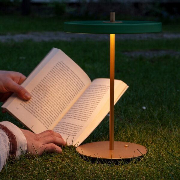 Stolne Lampa UMAGE, Asteria Move, prigušiv, Zlato / mjed, Dnevna soba, Metal, Dizajn