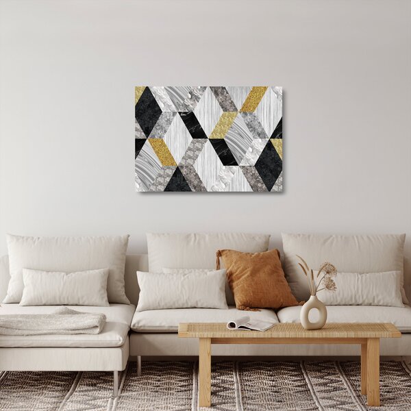 Staklena slika - Teksturirani dekor (70x50 cm)