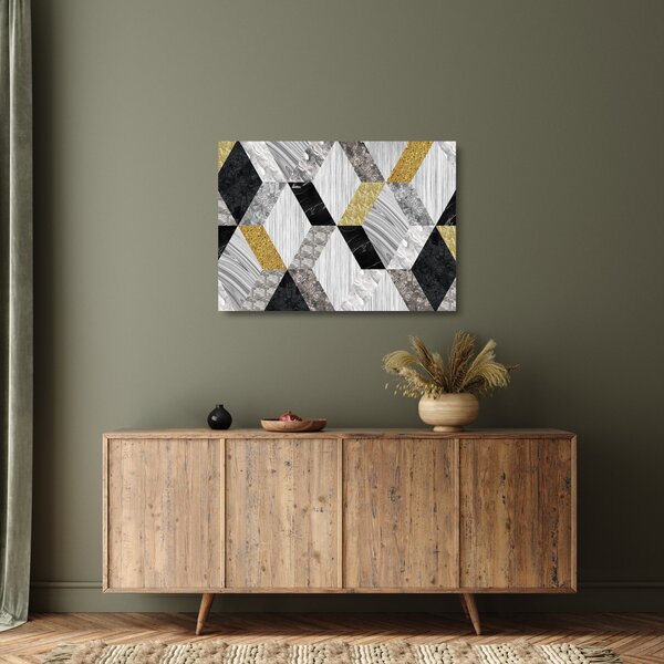 Staklena slika - Teksturirani dekor (70x50 cm)