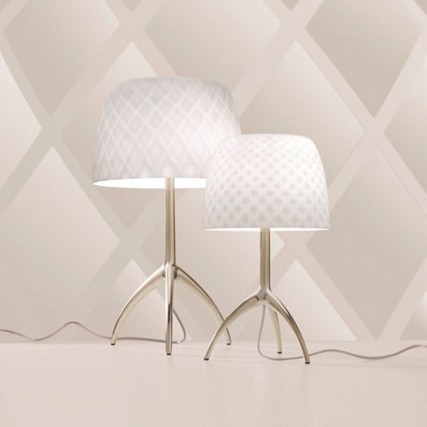 Stolne Lampa Foscarini, Lumiere, Bijela, Dnevna soba, Staklo, Dizajn