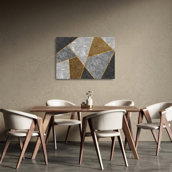 Staklena slika - Imitacija materijala (70x50 cm)