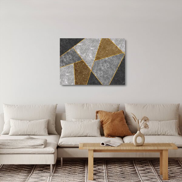 Staklena slika - Imitacija materijala (70x50 cm)