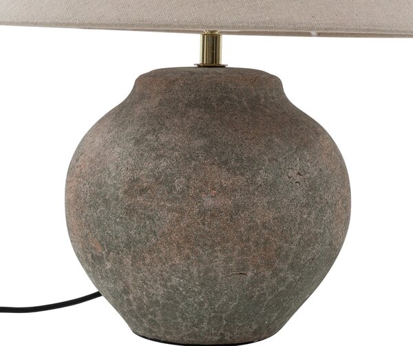 Stolne Lampa Lucande, Thalorin, Smeđa / hrđa, Dnevna soba, Keramika, Skandinavski