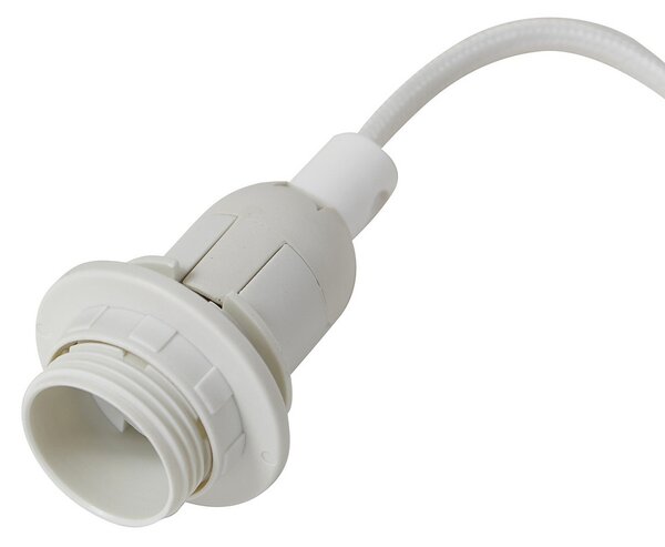 Stolne Lampa Lindby, Magali, Bijela, Dnevna soba, Papirnati karton
