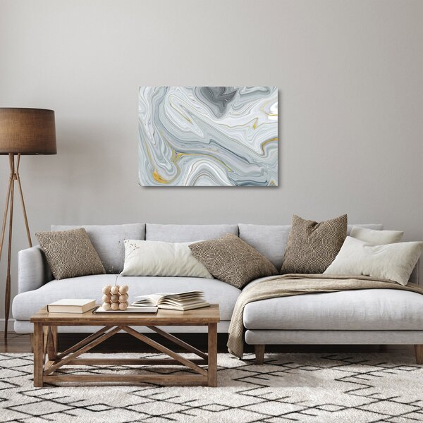 Staklena slika - Apstrakcija (70x50 cm)