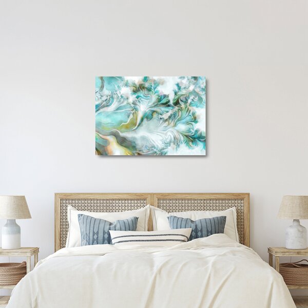 Staklena slika - Slikanje apstraktnih uzoraka (70x50 cm)