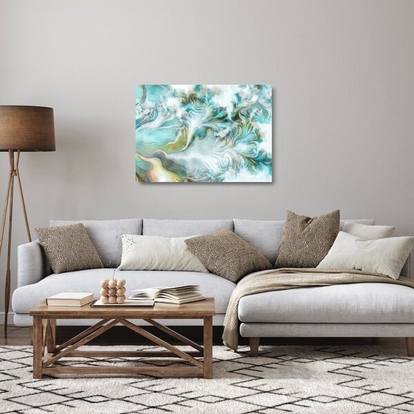 Staklena slika - Slikanje apstraktnih uzoraka (70x50 cm)