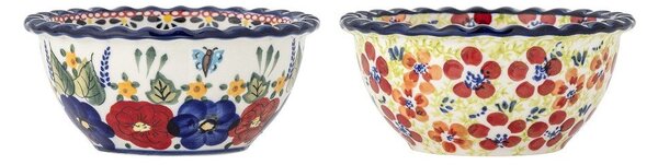 Zdjelice u setu za posluživanje 2 kom od kamenine 380 ml Florist – Bloomingville