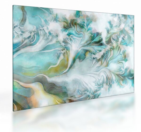 Staklena slika - Slikanje apstraktnih uzoraka (70x50 cm)