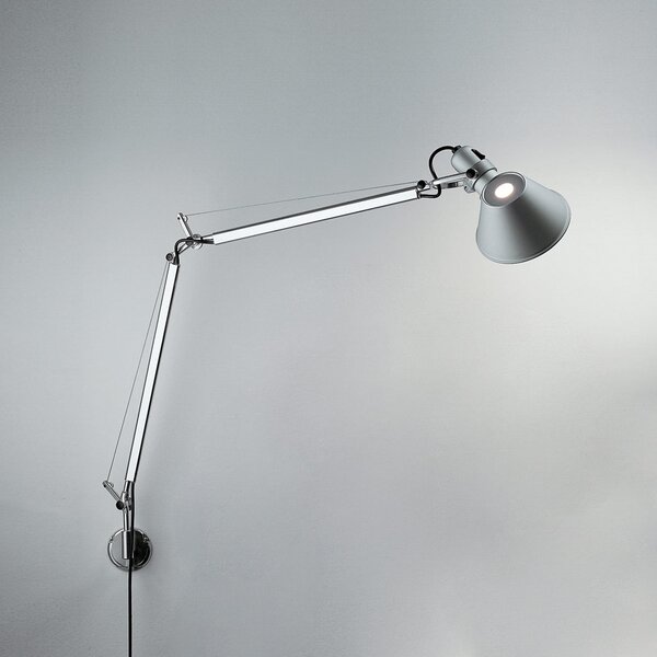 Zidne Svjetiljka Artemide, Tolomeo, prigušiv, Metalik, Dnevna soba, Metal, Dizajn